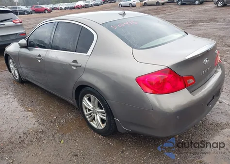 2011 Infiniti G37 Journey from USA, damaged, VIN JN1CV6APXBM510495